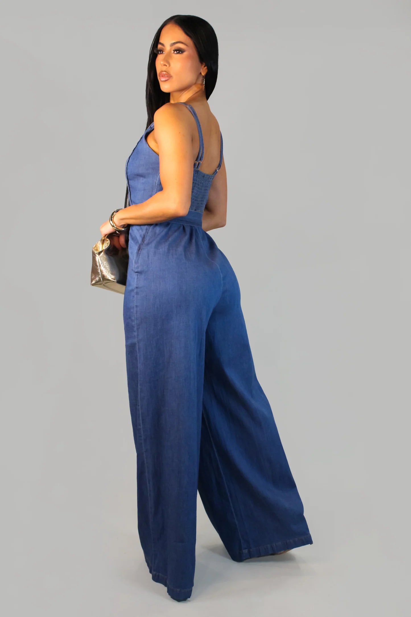 Denim Elegance Jumpsuit 💙✨