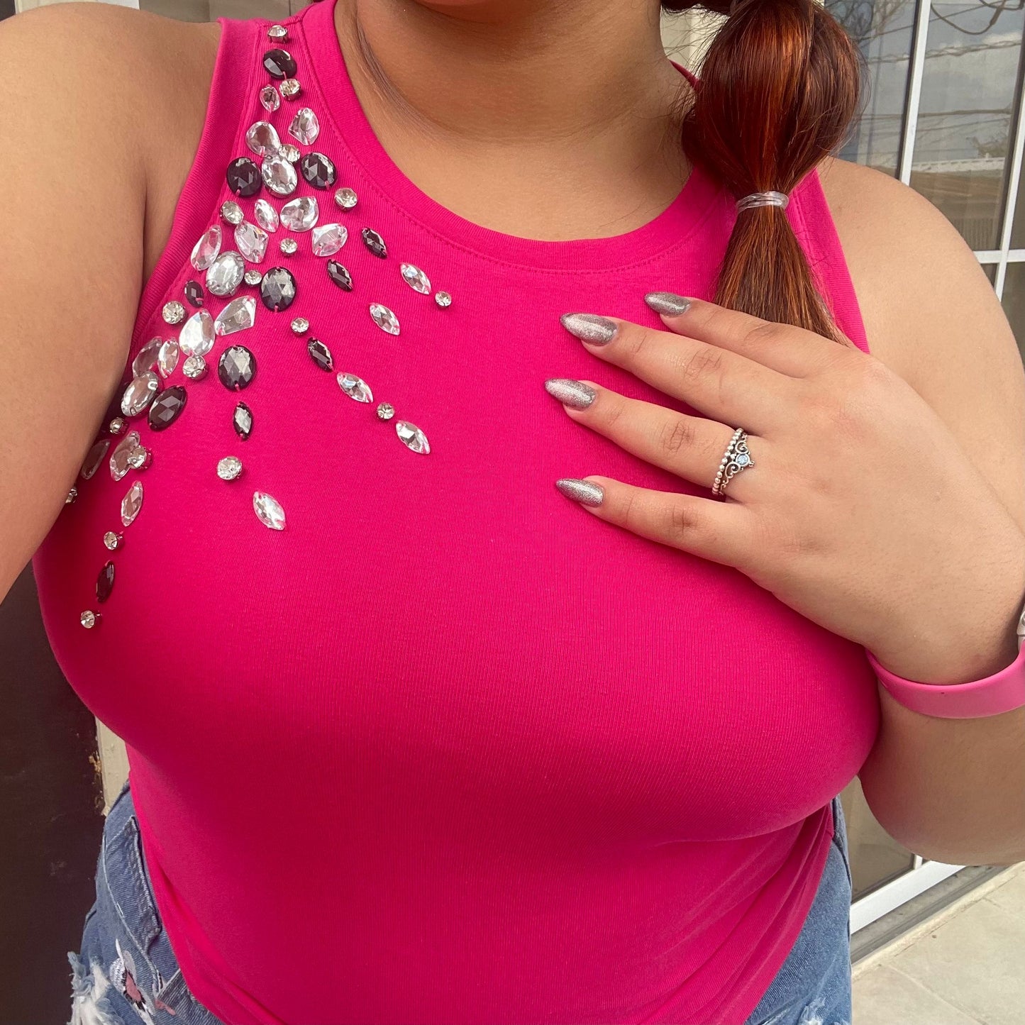 Sleeveless Ray Top