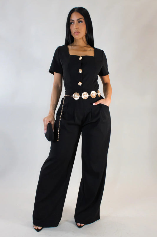 Black Luxe Jumpsuit 🖤✨