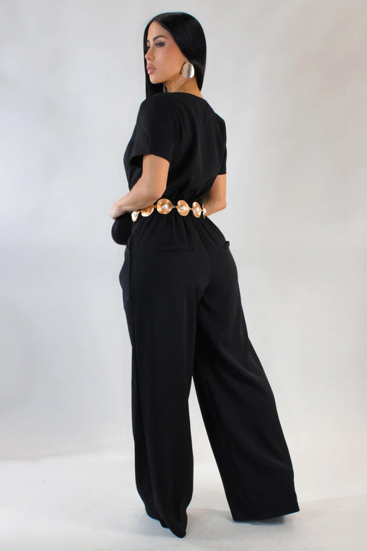 Black Luxe Jumpsuit 🖤✨