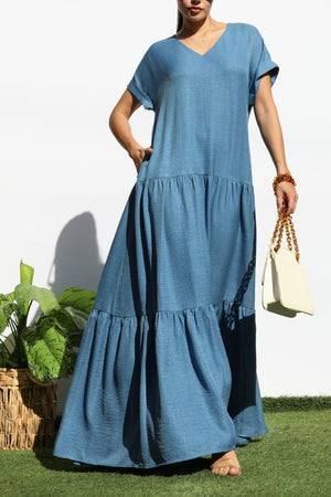 Brisa Serena Loose Maxi Dress💙☀️