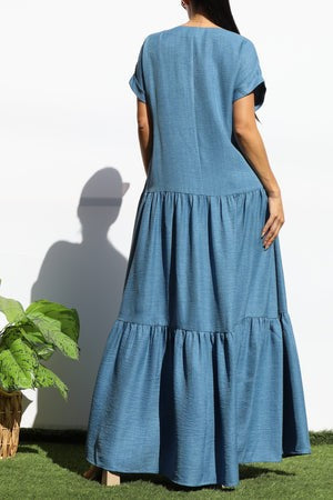 Brisa Serena Loose Maxi Dress💙☀️